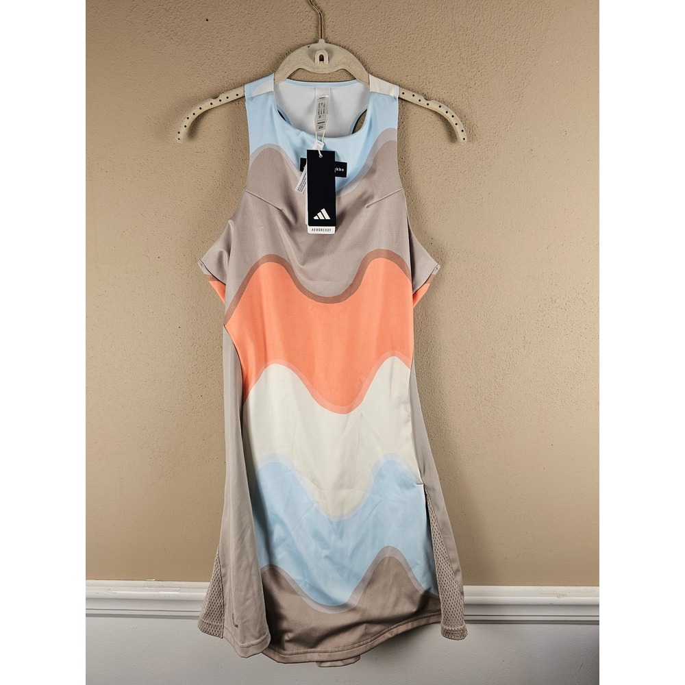 NWT Adidas X Marimekko Womens Multicolor Tennis Dress Medium